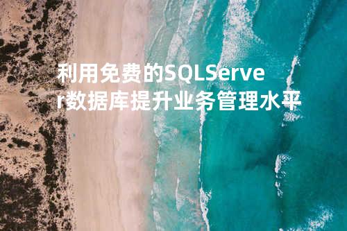 利用免费的SQL Server数据库提升业务管理水平